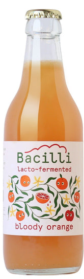Boisson gazeuse aux probiotiques à l'orange rouge BIO 330 ml